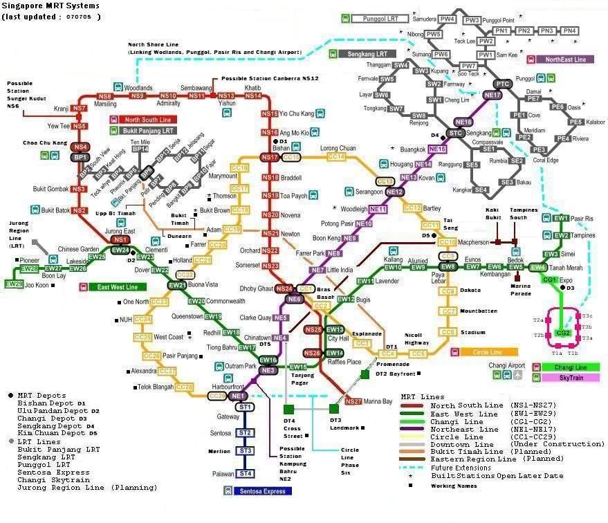 mrt 7 สถานีบนแผนที่