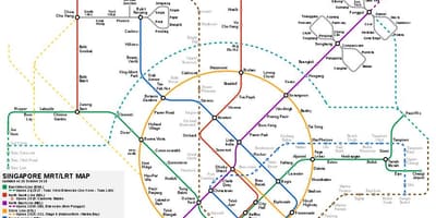 Smrt รถไฟบนแผนที่