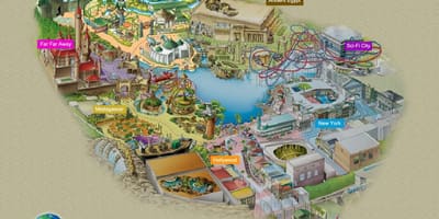 Resorts โลก sentosa แผนที่
