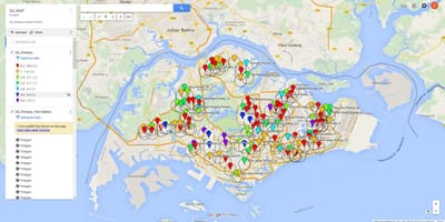 Sg แผนที่
