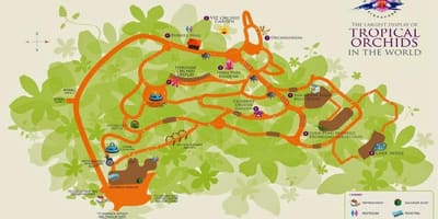 สิงคโปร์ botanic สวนแผนที่