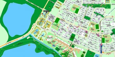 แผนที่ของ tampines สิงคโปร์